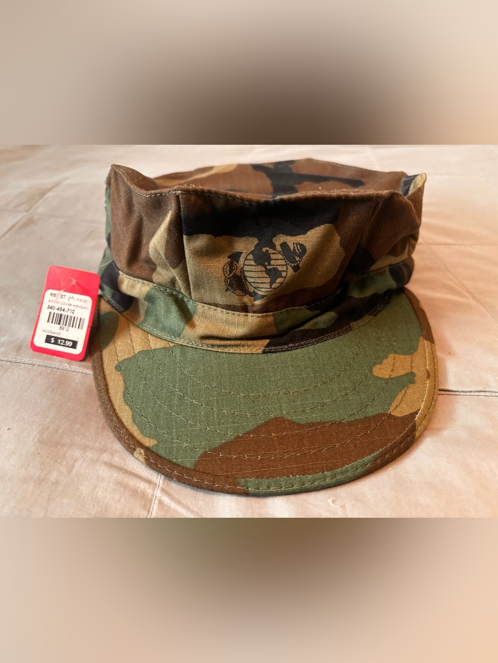Set of four USMC Camouflage 8 Point Cover - Green/Brown Camo